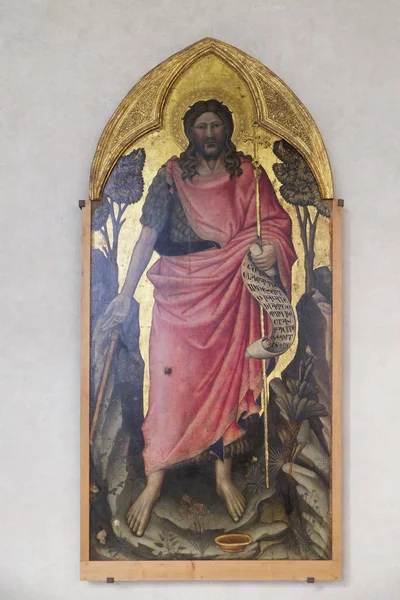Святого Іоанна Хрестителя Працювати Мікеле Франческо Базиліки Санта Кроче Базиліка — стокове фото