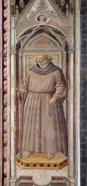 Saint Fresk Basilikan Santa Croce Basilikan Det Heliga Korset Florens — Stockfoto
