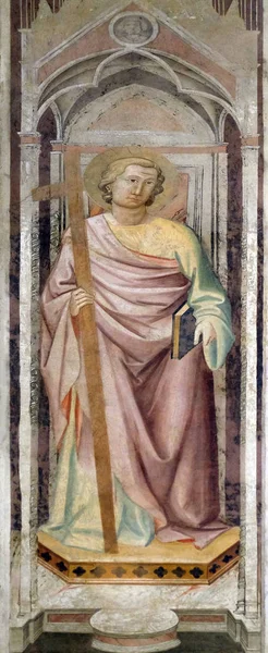 Saint Fresco Basiliek Van Santa Croce Basiliek Van Het Heilig — Stockfoto