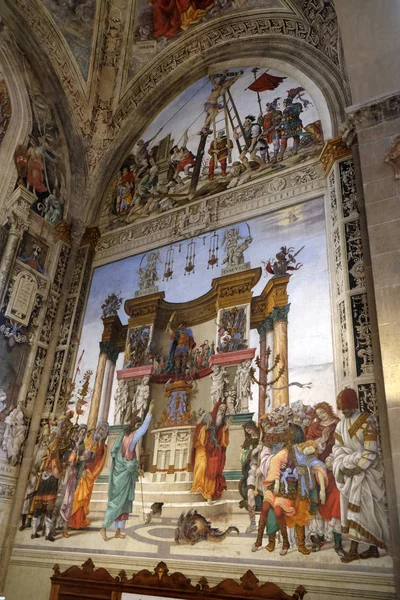 세인트 Filippino 마리아 도미니카에 Strozzi 플에서 프레스코 위치한 사원에서 피렌체 — 스톡 사진