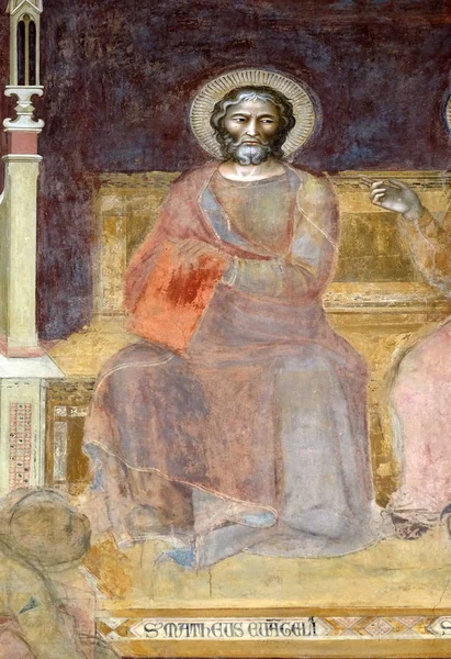 Matthäus Evangelist Detail Des Triumphes Des Thomas Von Aquin Fresko — Stockfoto