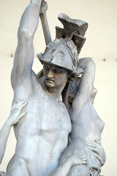 Viol Polyxène Statue Marbre Pio Fedi 1816 1892 Loggia Dei — Photo