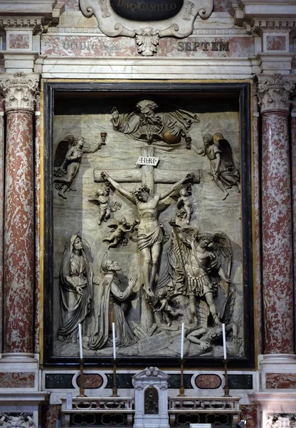 Altar Igreja Santa Maria Maggiore Florença Toscana Itália — Fotografia de Stock