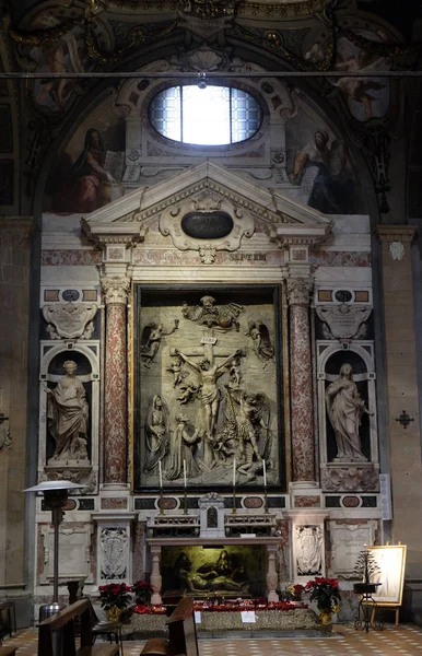 Altaret Kyrkan Santa Maria Maggiore Florens Toscana Italien — Stockfoto