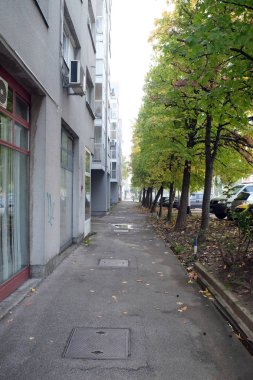 Malesnica yerleşim bölgesinde yeni konut blokları, Zagreb, Hırvatistan