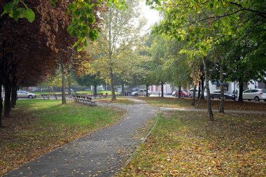 Malesnica yerleşim bölgesinde Park, Zagreb, Hırvatistan