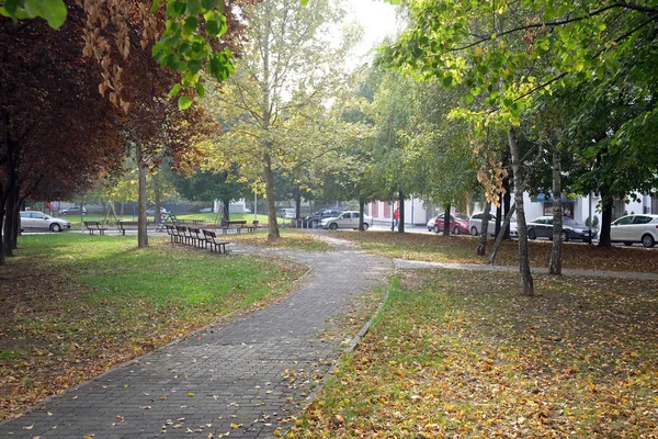 Parc Malesnica Quartier Résidentiel Zagreb Croatie — Photo