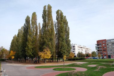 Malesnica yerleşim bölgesinde Park, Zagreb, Hırvatistan