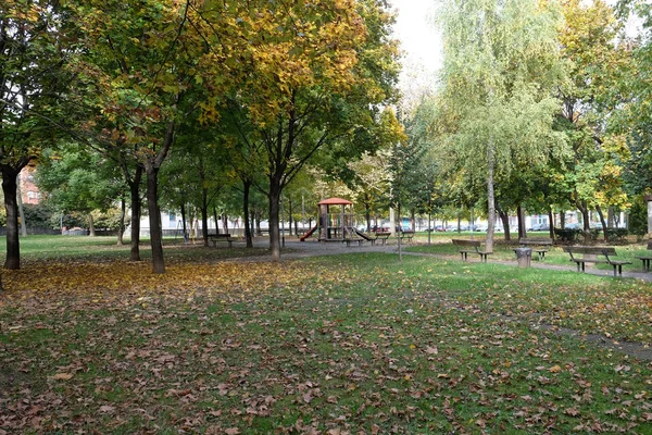 Парк Житловому Районі Малесніца Загреб Хорватія — стокове фото