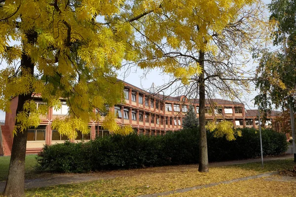 Skola Malesnica Bostadsområde Zagreb Kroatien — Stockfoto