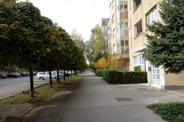 Nouveaux Blocs Habitation Dans Quartier Résidentiel Malesnica Zagreb Croatie — Photo