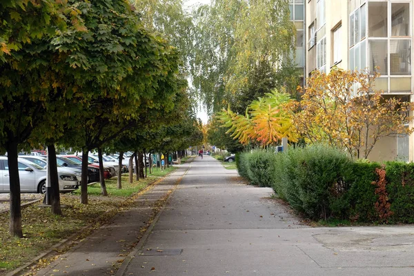 Novos Blocos Habitação Malesnica Área Residencial Zagreb Croácia — Fotografia de Stock