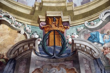 Fresco Zagreb, Hırvatistan Saint John Baptist kilisesinin tavanında