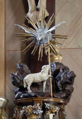 Tanrı'nın Kuzusu, Zagreb'deki Vaftizci Aziz Yahya Kilisesi, Hırvatistan