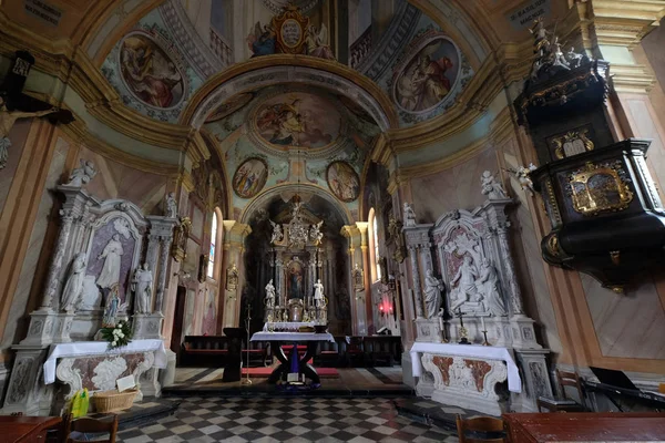 Iglesia San Juan Bautista Zagreb Croacia — Foto de Stock