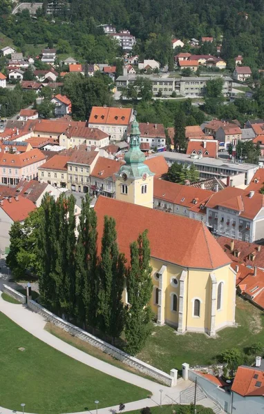 Iglesia Parroquial Santa Anastasia Samobor Croacia —  Fotos de Stock