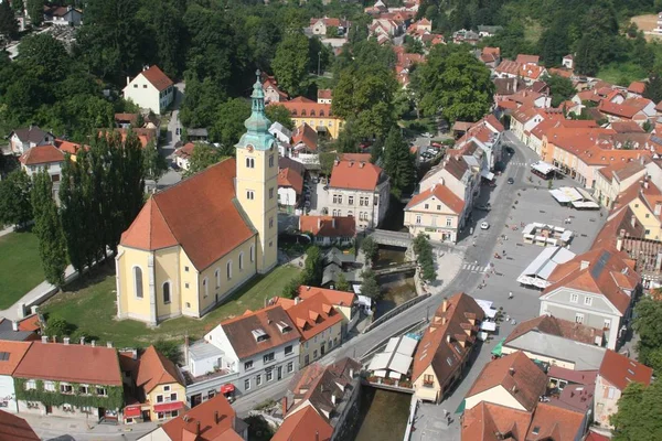 Parochiekerk Van Sint Anastasia Samobor Kroatië — Stockfoto