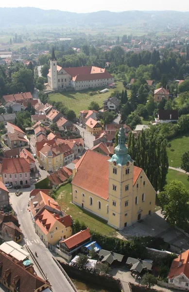 Parochiekerk Van Sint Anastasia Samobor Kroatië — Stockfoto