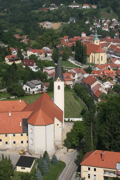 Kyrkan Antagandet Jungfru Maria Och Franciskanerklostret Samobor Kroatien — Stockfoto