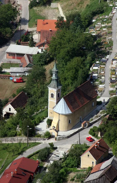 Iglesia Santa Bárbara Rude Croacia —  Fotos de Stock