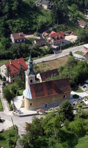 Iglesia Santa Bárbara Rude Croacia —  Fotos de Stock