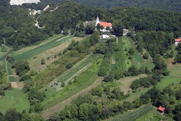 Geburtskirche Der Jungfrau Maria Sveta Marija Pod Okicem Kroatien — Stockfoto