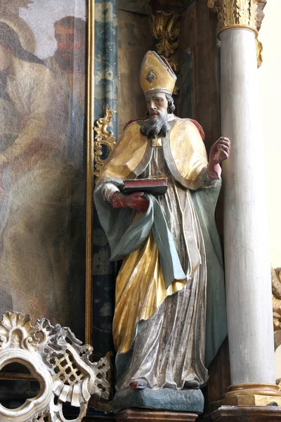 Estatua Santo Altar Los Santos Reyes Magos Iglesia Santa María —  Fotos de Stock