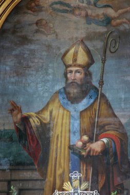 Saint Nichollas, Lijevi Dubrovcak Aziz Nikolaos kilisesinde ana sunak üzerinde sunak, Hırvatistan