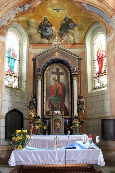 Altar Mayor Iglesia Santa Elena Vrtlinska Croacia — Foto de Stock