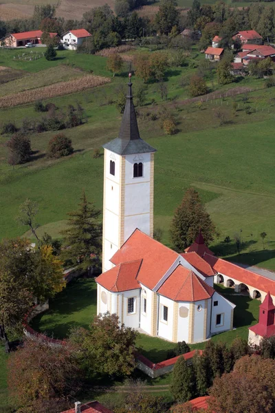 Церковь Богоматери Снежной Белеце Хорватия — стоковое фото