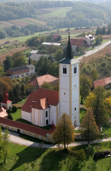 Богоматір Церкви Сніги Belec Хорватія — стокове фото