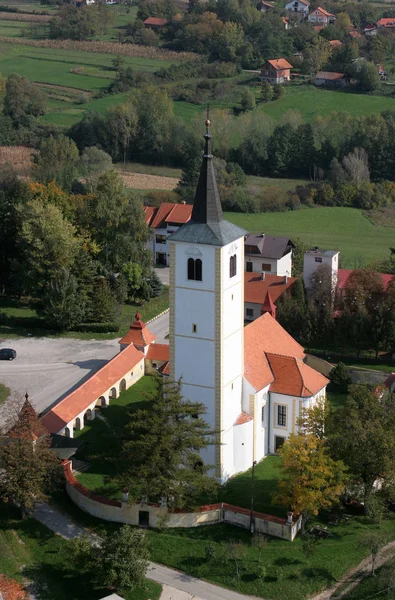 Церковь Богоматери Снежной Белеце Хорватия — стоковое фото