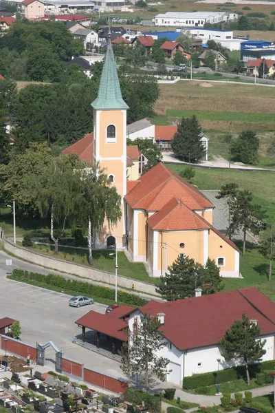 Chiesa Parrocchiale Della Santissima Trinità Sveta Nedelja Croazia — Foto Stock