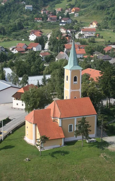 Ενορία Αγίας Τριάδας Στη Σβέτα Νέντελια Κροατία — Φωτογραφία Αρχείου