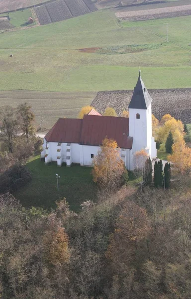 Церква Святої Парафіяльної Церкви Беденіка Хорватія — стокове фото