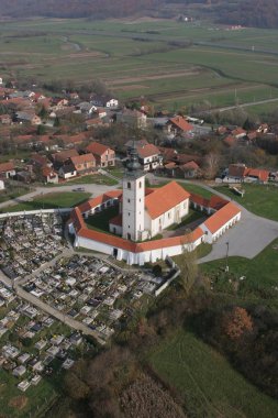 Hırvatistan 'ın Komin kentindeki Üç Kralın Kilisesi