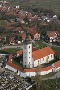 Hırvatistan 'ın Komin kentindeki Üç Kralın Kilisesi