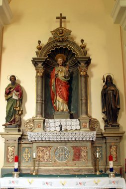 Veliki Bisag'daki Saint Mary Magdalene Kilisesi'nde İsa'nın Kutsal Kalbi, Hırvatistan