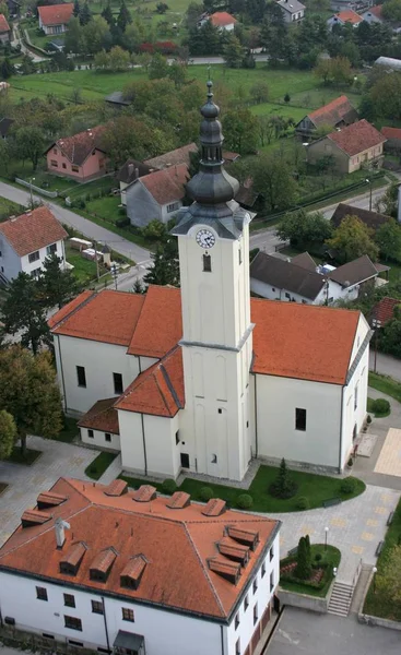 クロアチア クロスター イヴァニックの聖母マリアの仮定教会 — ストック写真