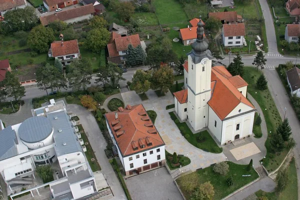 Eglise Assomption Vierge Marie Klostar Ivanic Croatie — Photo