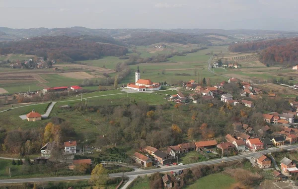 Church Three Kings Komin Horvátország — Stock Fotó