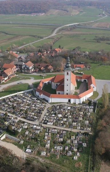 Église Des Trois Rois Komin Croatie — Photo