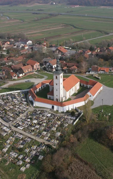 Kościół Trzech Króli Komin Chorwacja — Zdjęcie stockowe