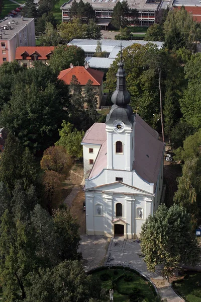 Kostel Svatého Petra Ivanickém Gradu Chorvatsko — Stock fotografie