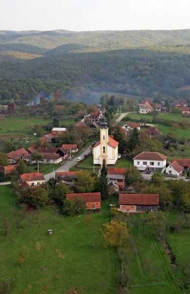 Kostel Svaté Heleny Vrtlinska Chorvatsko — Stock fotografie