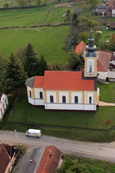 Kostel Svaté Heleny Vrtlinska Chorvatsko — Stock fotografie