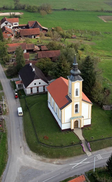 Kostel Svaté Heleny Vrtlinska Chorvatsko — Stock fotografie