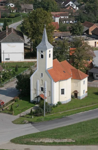 Парафіяльна Церква Святого Миколая Ліджеві Dubrovcak Хорватія — стокове фото
