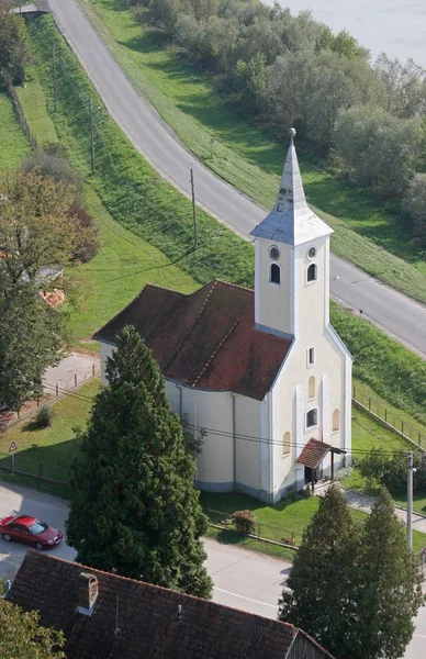 Parochiekerk Van Heilige Nicolaas Lijevi Dubrovcak Kroatië — Stockfoto