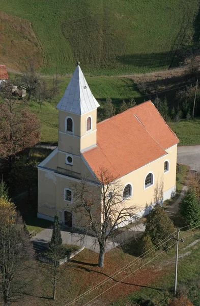 Eglise Notre Dame Lourdes Saint Joseph Dans Barilovicki Leskovac Croatie — Photo